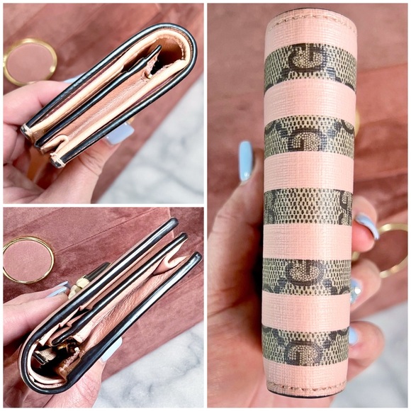 Gucci Pink GG Supreme Ice Cream Wallet - Picture 7 of 12